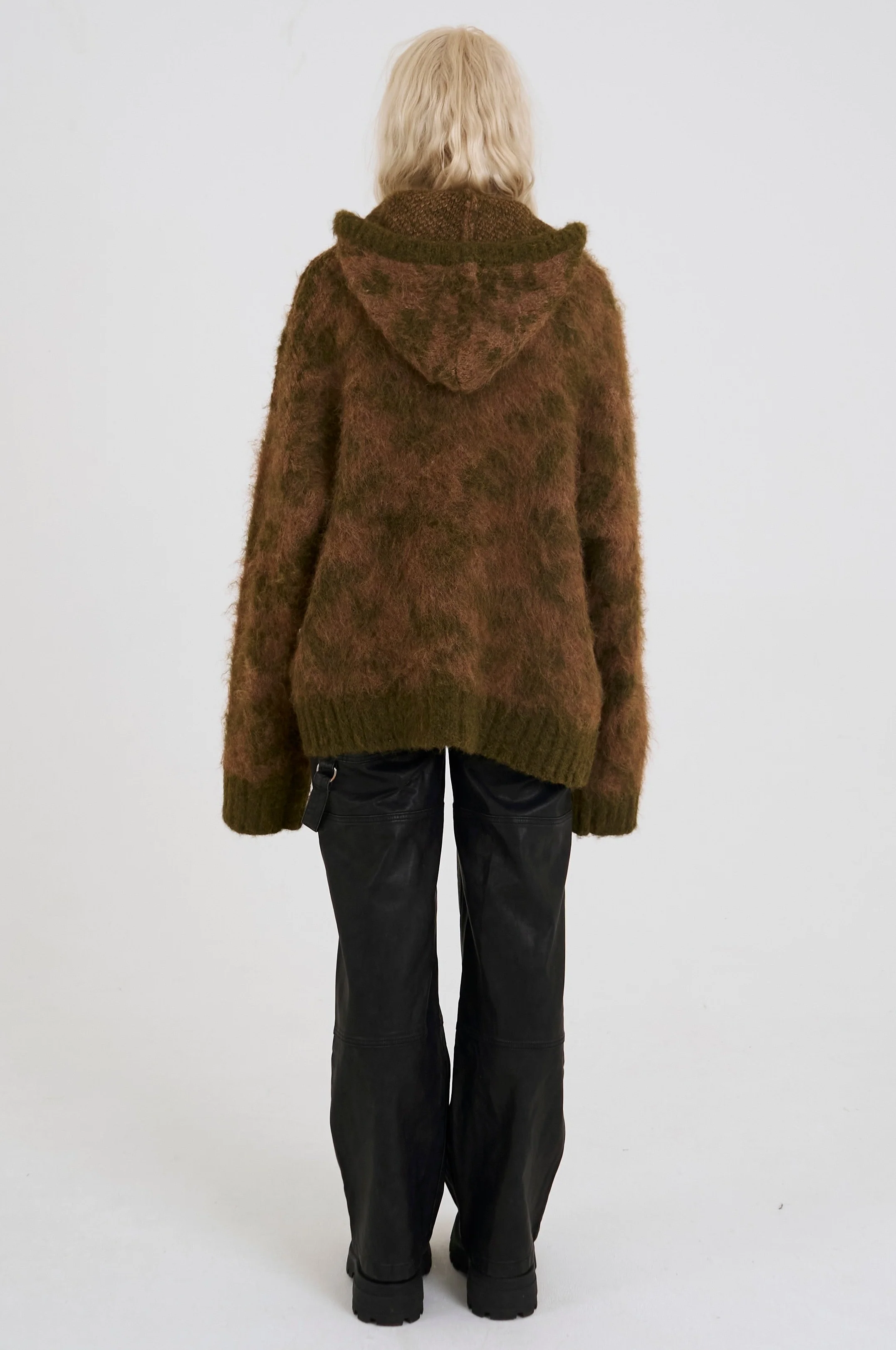 Arrakis Grunge Knit Hoodie - Image 5