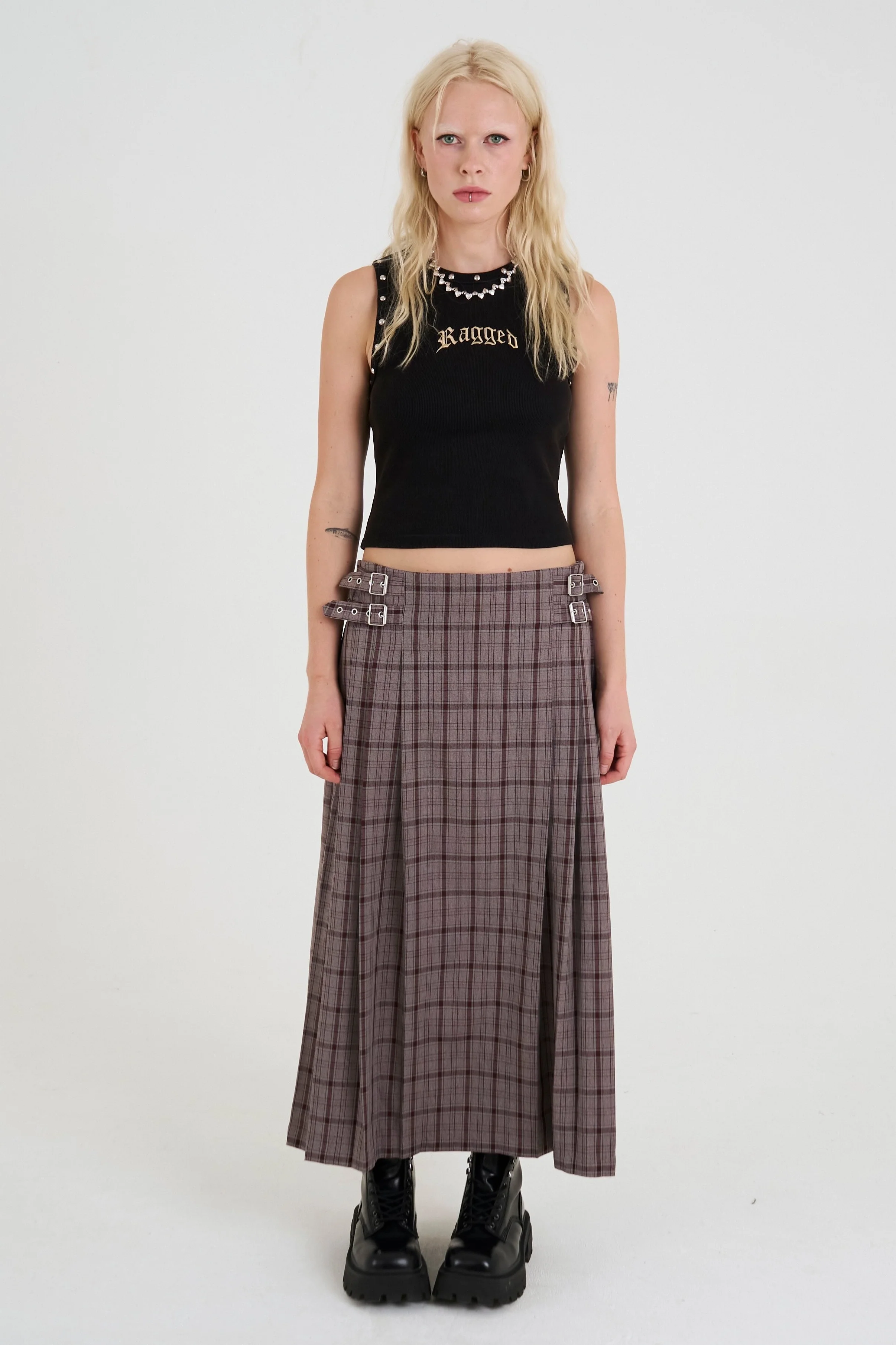 Artifact Check Maxi Skirt