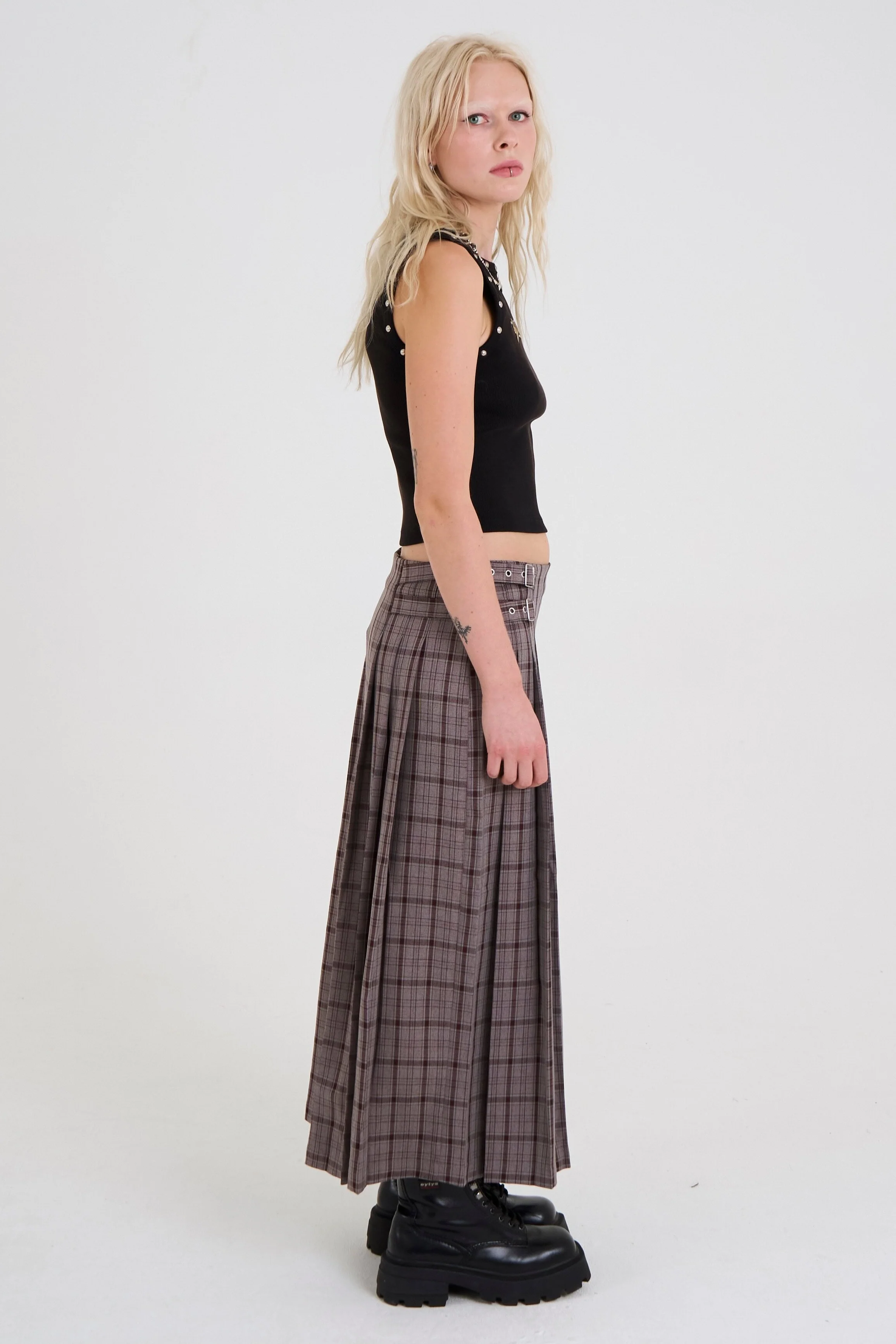Artifact Check Maxi Skirt - Image 3