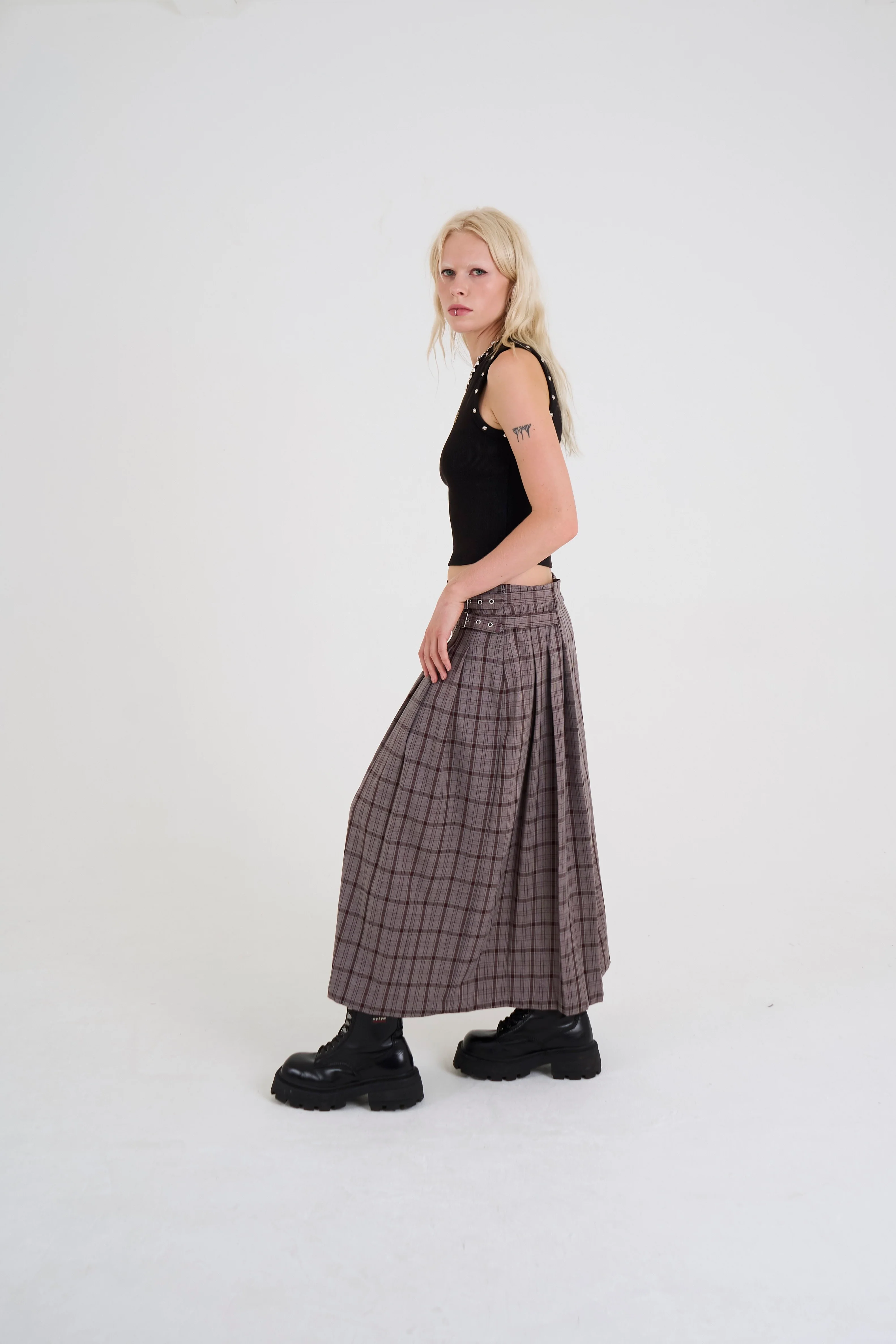 Artifact Check Maxi Skirt - Image 4