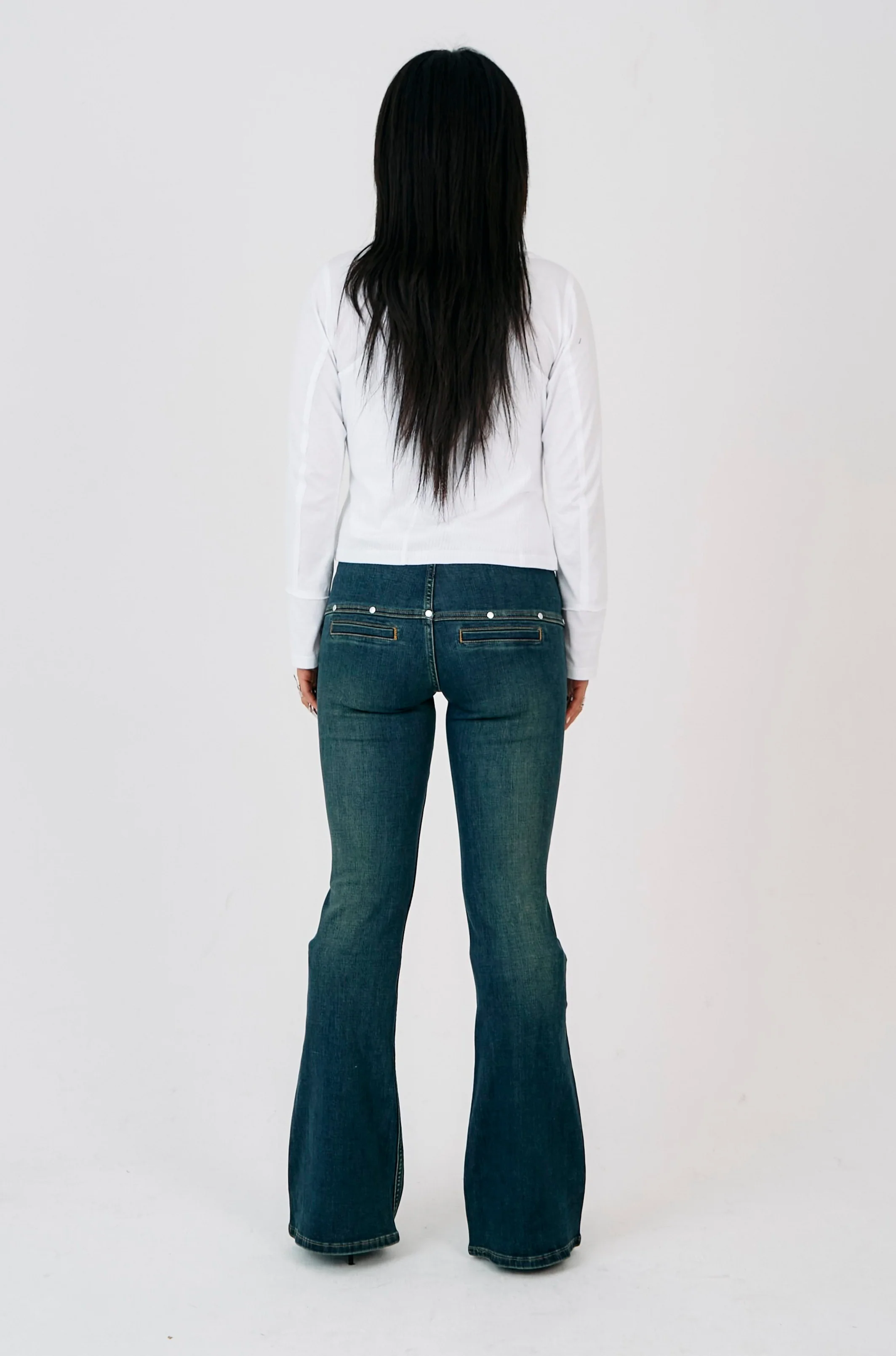 Charlotte Dirty Blue Bootcut Flare Jeans - Image 5