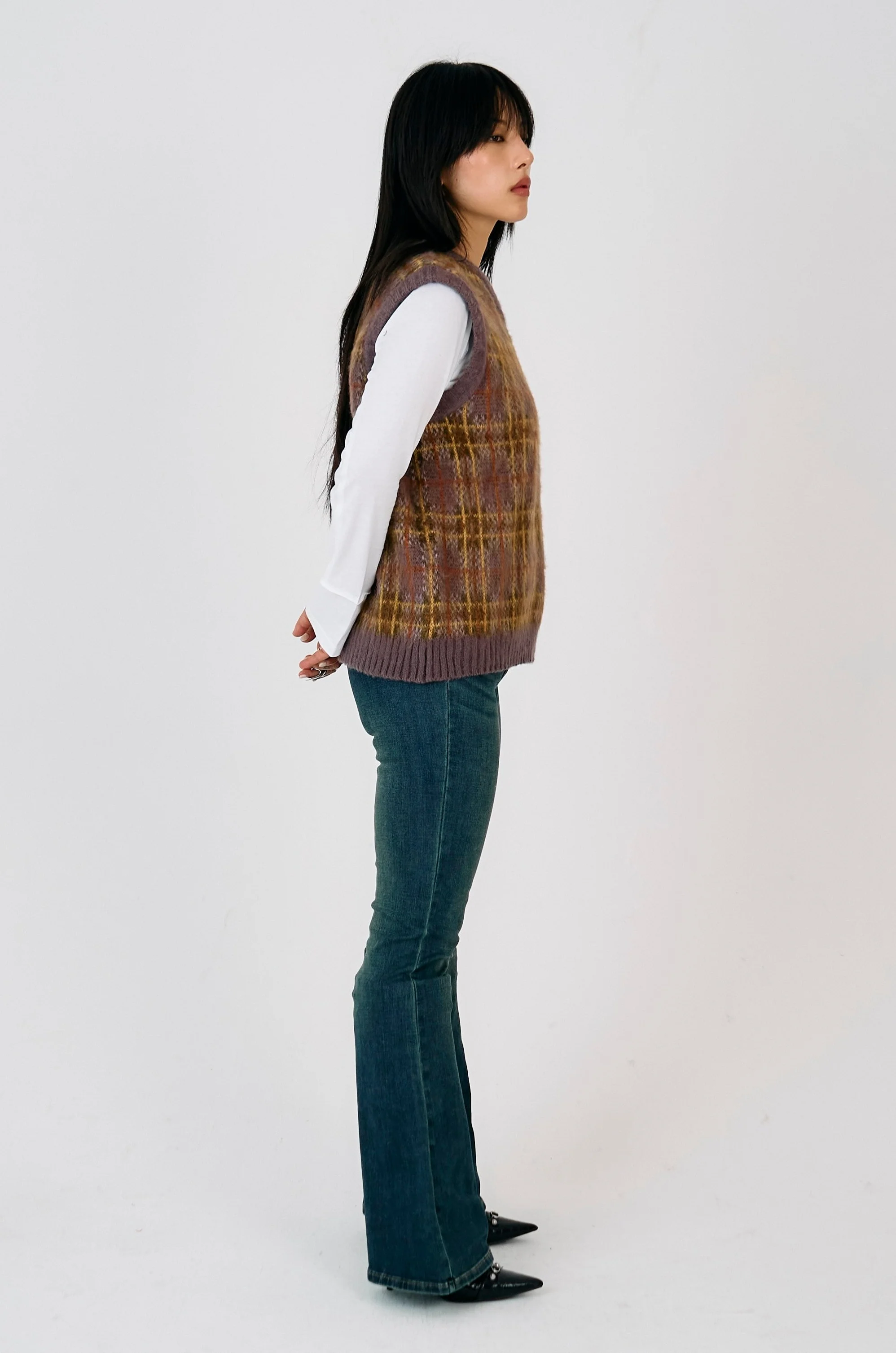 Civilian Check Knit Vest - Image 5