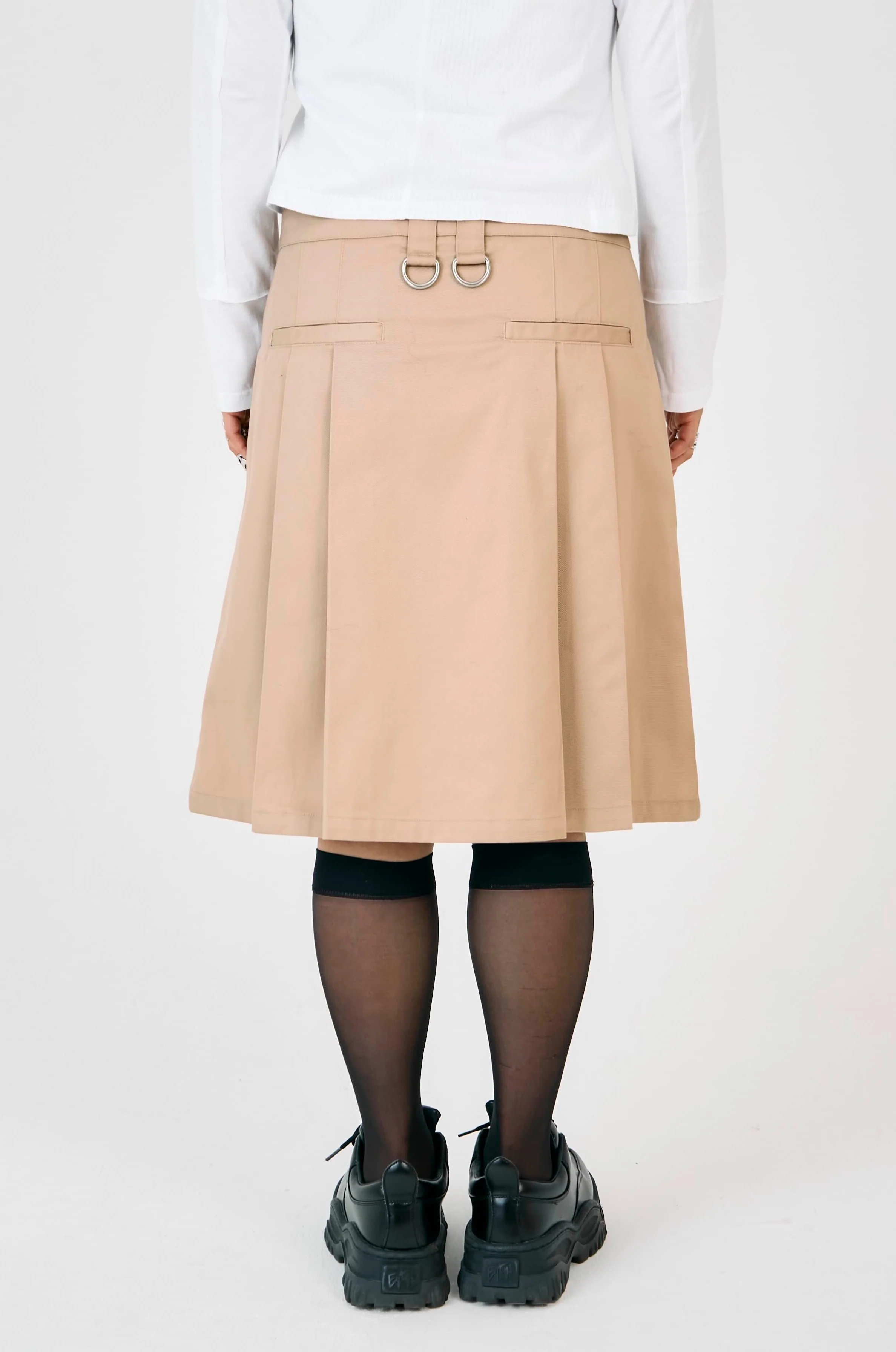 Clerk Pleated Midi Skirt - Image 6