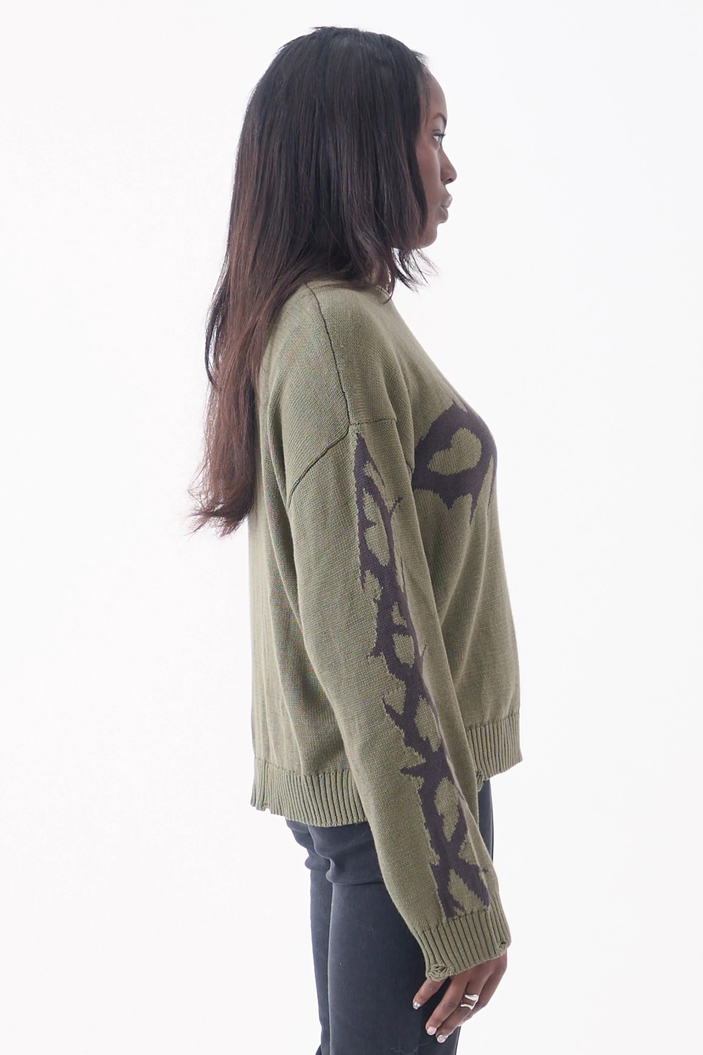 Crown Tattoo Graphic Knit - Image 3