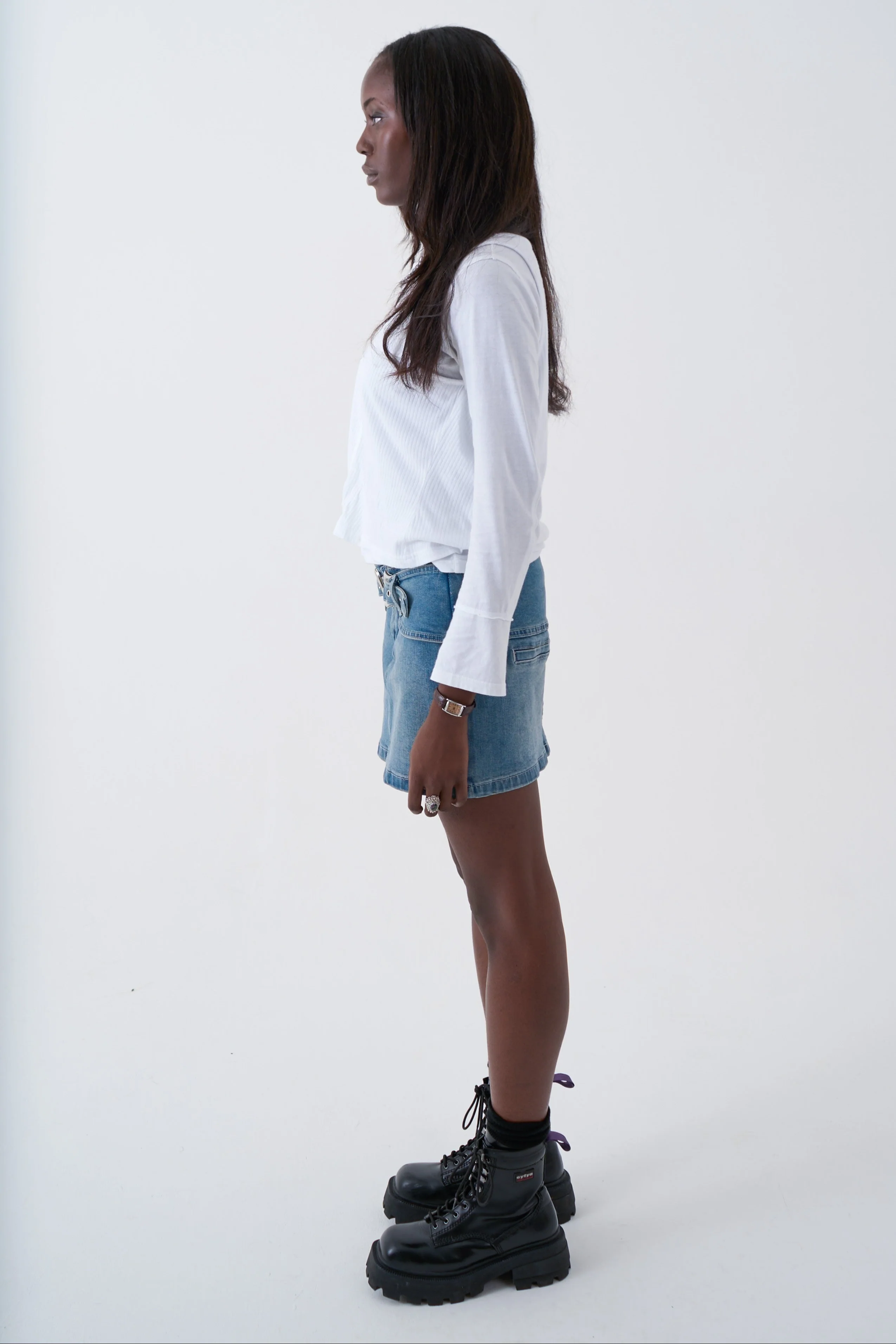 Cylinder Western Mini Skirt - Image 5