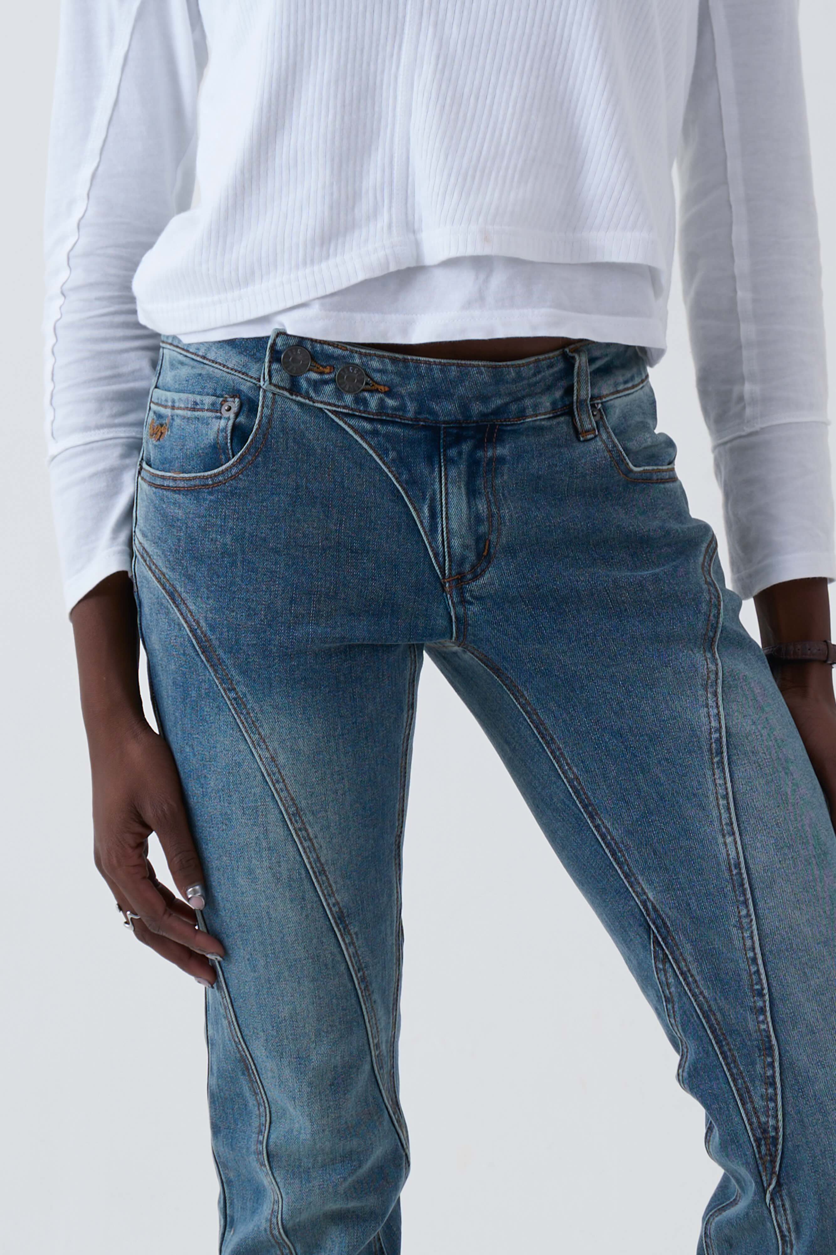 Roxy Moto Flare Jeans - Image 3