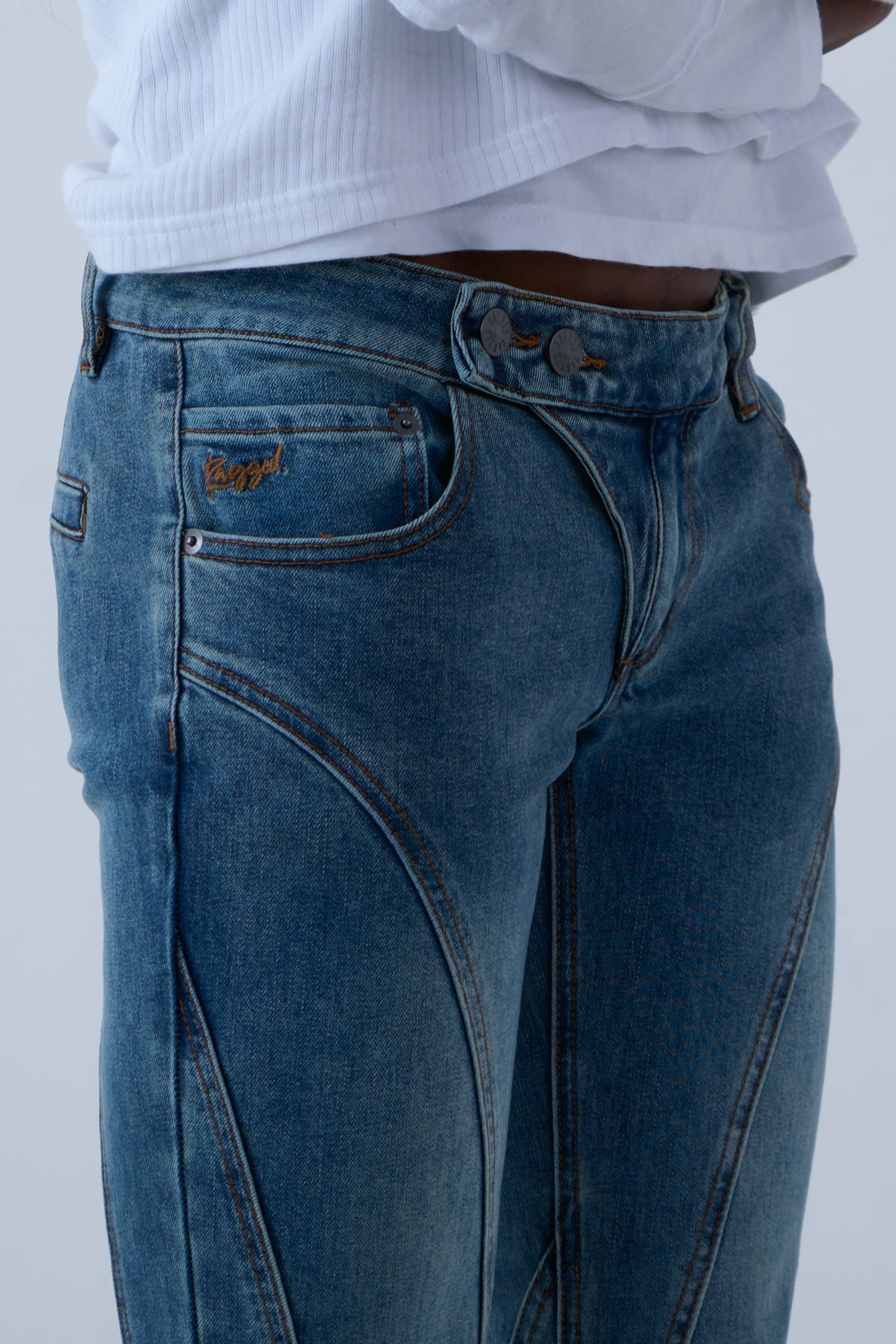 Roxy Moto Flare Jeans - Image 4