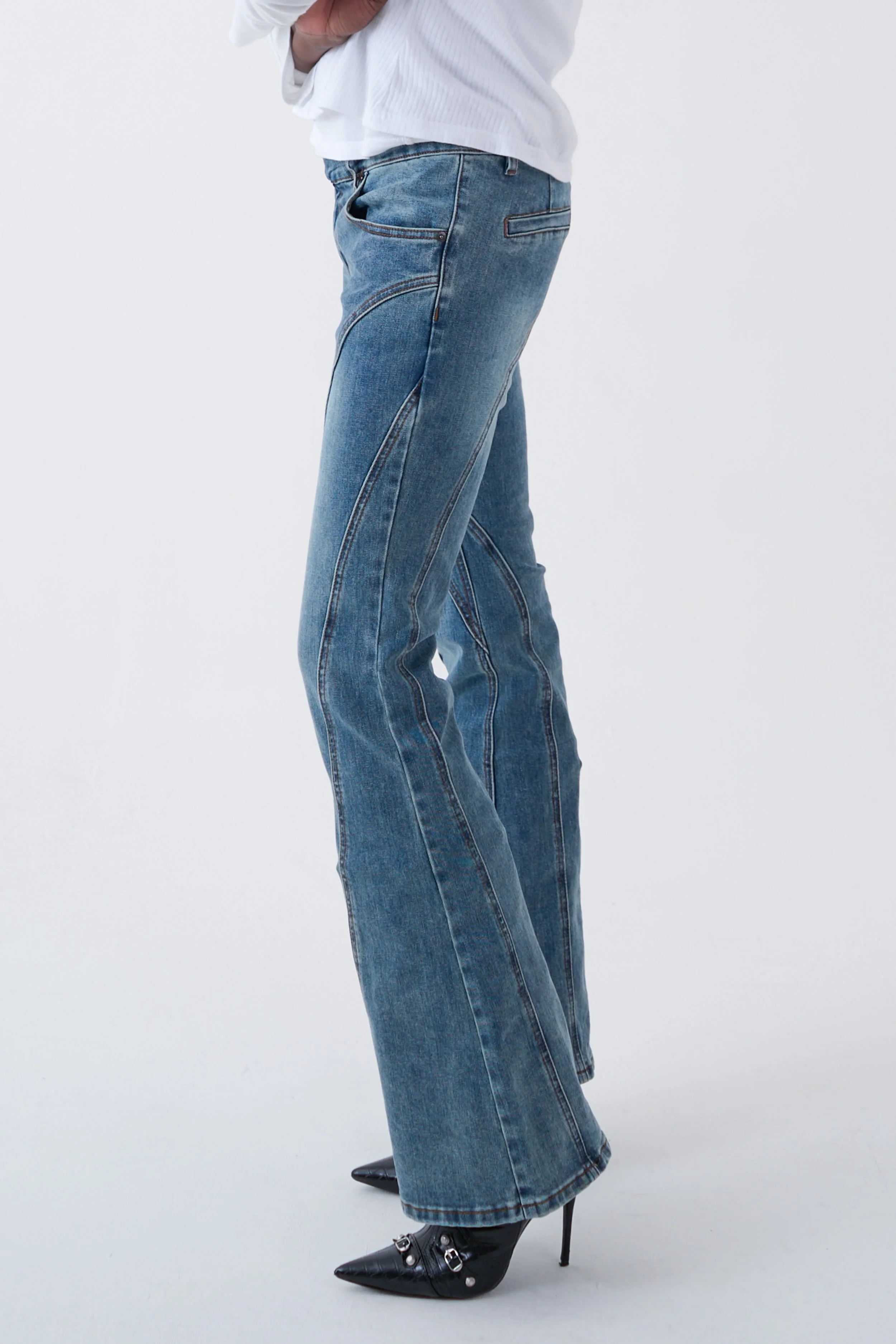 Roxy Moto Flare Jeans - Image 6