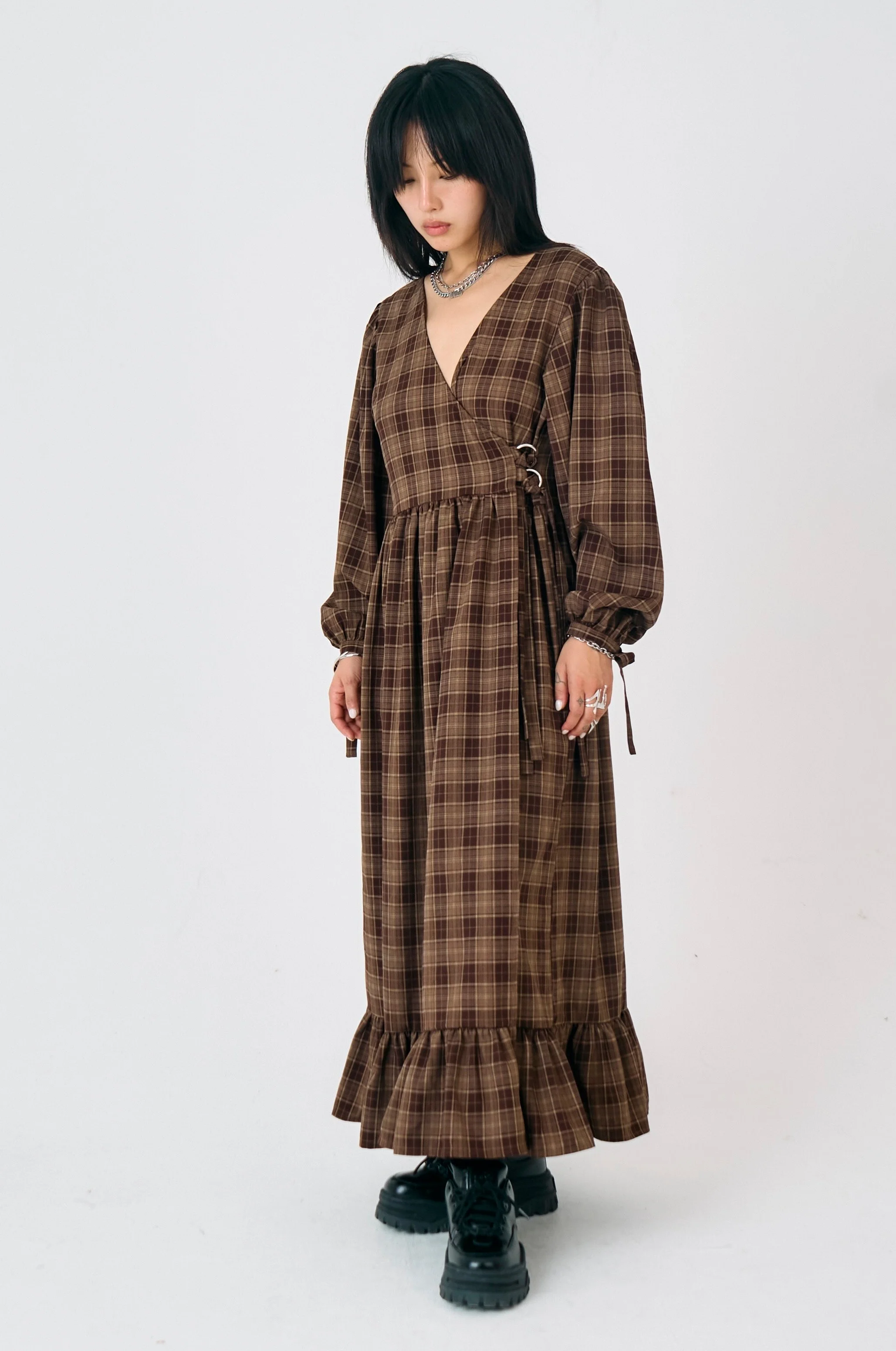 Shire Check Maxi Dress - Image 5