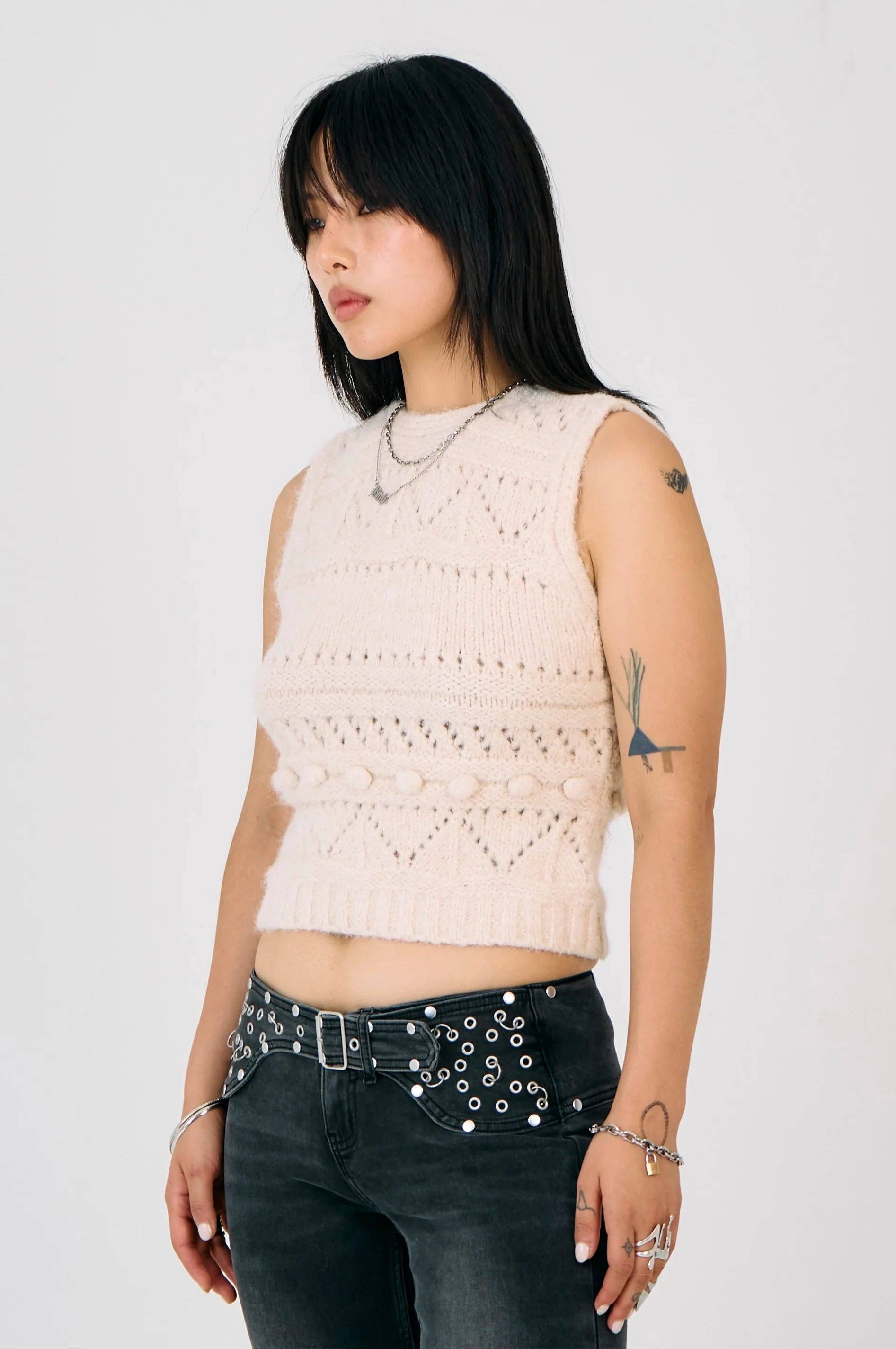 Unit Cable Knit Vest - Image 3
